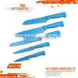 A3118 Practical 5pcs Stainless Steel Knife Set With Non-stick Coating thumbnail-2