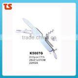2014 New Design Multi Knife Novelty Pocket Knife Multi Functiona Utility Kinfe LED Knife(K5007G thumbnail-1