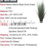 36 / 48 / 60 Inch Nearly Nature Artificial Grass Potted Striped Onion Grass Decorative Weed Pots Plant thumbnail-6
