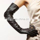 Women Leather Dress Gloves / Full Sleeve Dressing Glove for Women thumbnail-1