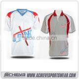 Custom Team Cricket Jerseys Club Training Circket Shirts Sublimated Quick Dry Polo thumbnail-3