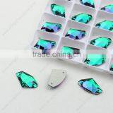 Exotic Axe Shape Crystal Sew on Stones Applique on Dresses/bags/shoes Factory Direct With High Quality! thumbnail-3
