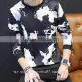 M319 Latest Wholesale Custom Boy Flower Sweater Design For Mens thumbnail-2