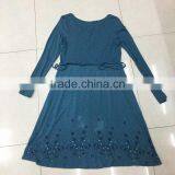 Women Cheap Long Sleeve Dot Print Dress Stock Apparel thumbnail-6