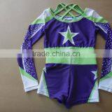 Cheerleading Shirt and Shorts, Plus Size Cheerleading Uniforms Custom thumbnail-2
