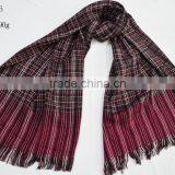 2017 Winter the Large High Quality Lady Soft 100%viscose Plaid Shawl thumbnail-2