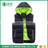 Morden Fashion Korean Style Zip Up Youth Mens Winter Duck Down Vest for Sale thumbnail-3