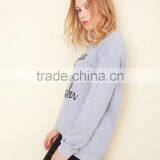 Top Quality Warm Long Sleeve Trendy Slim Fit Sweatshirt for Lady thumbnail-2