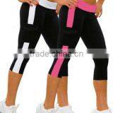 OEM Service 3/4 Length Tights Stretchable Spandex Fitness Leggings for Yoga, Running thumbnail-2