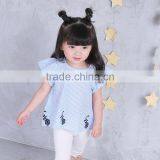 S17353A Baby Girls Blouse Children Ruffles Sleeve Tops thumbnail-1