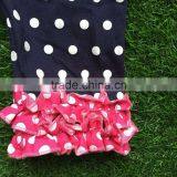 Baby Girls Summer Design Girls Boutique Clothing Hot Pink Anchor Outfits Sleeveless Capri Sets With Accessories thumbnail-5