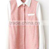 Fashion Ladies Chiffon Business Shirts thumbnail-1