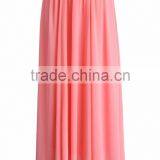 Women Wholesale Elastic Wasitband Long Skirt Fashion Chiffon Maxi Skirt 2016 thumbnail-3