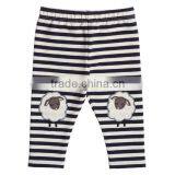 Boutique Baby Icing Leggings Casual Girls Stripe Cotton Custom Printing Leggings thumbnail-1