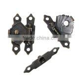 Iron Based Alloy Case Locks Antique Bronze 30mm x 7mm 29mm X18mm thumbnail-3
