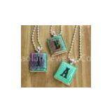 OEM & ODM Fashion High Polishy Epoxy Resin Pendant With Print Logo thumbnail-1