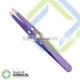 Cuticle Eyebrow Tweezers/stainless Steel Tweeter/high Quality Eyebrow Tweezers B-EBT-75