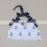 3pcs Set Cute Polka Dots Baby Girls Anchor Rompers M7031503 thumbnail-3
