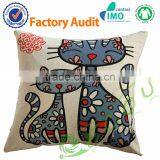 Fashion Designed Soft Linen Cotton Throw Pillow thumbnail-1