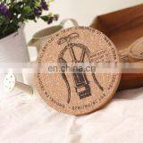 Bottle Opener Pattern Cork Coaster Wooden Craft Home Decorations 3styles thumbnail-1
