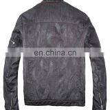 2015 Lastest Fashion High Quality Cheap Leather Chinese Jacket thumbnail-3