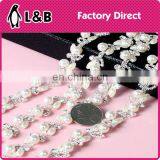 Blingbling Crystal Rhinestone Pearl Chain for Wedding Dress
