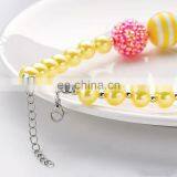 Princess Girl Necklace Bracelet Set Candy Color Bubble Beads Kids Sweet Necklace Gift thumbnail-5
