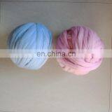 HBGZ056-100% Australian Giant Merino Wool Roving Super Chunky Yarn Arm Knitting Wool Yarn for Woolen Blanket thumbnail-6