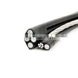 10 mm 35 mm 50mm Electric Wire Triplex Drop ABC Overhead Aluminium 3 Phase Aerial Bundle Power Cable Price thumbnail-3