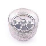 Горячие продажи. Цветные одноразовые круглые и прямоугольные алюминиевые фольговые контейнеры thumbnail-5