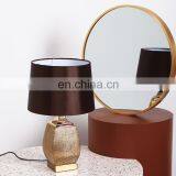 European Modern Style Indoor Ceramic Base Gold Table Porcelain Lamp for Home Decor thumbnail-2