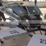 6-colors Double-cylinder T-shirt Screen Printer Cloth Printing Machine thumbnail-1