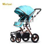 2020 Fashion Luxury Stroller Baby 3 in 1 Pram With Adjustable Canopy thumbnail-6