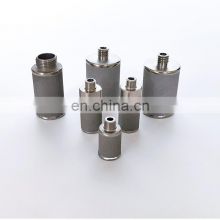 Customized Stainless steel titanium rod filter element high temperature sintering filter titanium filter element
