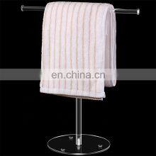 Bathroom Organizer T-Shape Towel Stand Acrylic Hand Tower Racks for Home