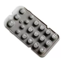 Debossed Pantone Color Elastomer Silicone Rubber Keyboard thumbnail-3