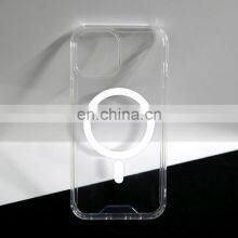 Shockproof Transparent Clear TPU Magnet Phone Case for Magsafe Case for Iphone 12 Pro Mini Max thumbnail-3