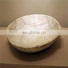 Factory Price Beautiful Natural Stone Art Bathroom Marble Wash Stone Sinks Basin thumbnail-1