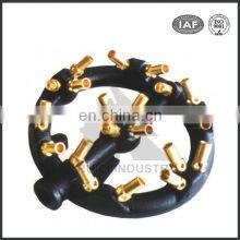 LPG Cooker Boiling 3 Rings Frame Outdoor 8kW Cast Iron With 2 Burners Mini Portable Gas Stove thumbnail-3