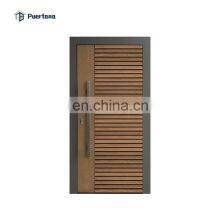 Outdoor Heavy Duty Design Wood Entrance Entry / Interior Pivot Door thumbnail-3