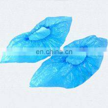 Disposable Plastic PE CPE Overshoe Wholesale Manufacturer Blue Color Waterproof Shoe Cover thumbnail-2