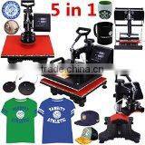 5IN1 Multi-Function Heat Press Printing Machine Mug Plate Cap Swing Away Press thumbnail-1