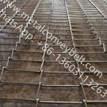 High temperature resistance industrial 304 Stainless steel wire mesh conveyor belt,flat flex conveyor belt for industry