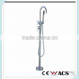 Freestanding Floor Mounted Bathtub Spout Faucet Cold/Hot Mixer Tap thumbnail-4