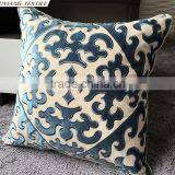 Velvet Applique Embroider Pillow thumbnail-2