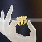 Latest Gold Ring Designs Rings for Woman and Men Stainless Steel Gold Wedding Rings Supplier's Choice thumbnail-6