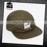 Hot Sale Winter Mixed Olives 5 Panel Spandex Dome Cap