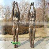 Bronze Divers Sports Statue