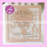 Most Popular Lover and Ballon Style Custom Names and Size on Wedding Invitation Card Can Have RSVP Printing Invite Card