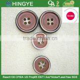 Sedex Audited Factory 2 Pillar Burnt Rim 4 Holes Urea Button, Urea Button thumbnail-1